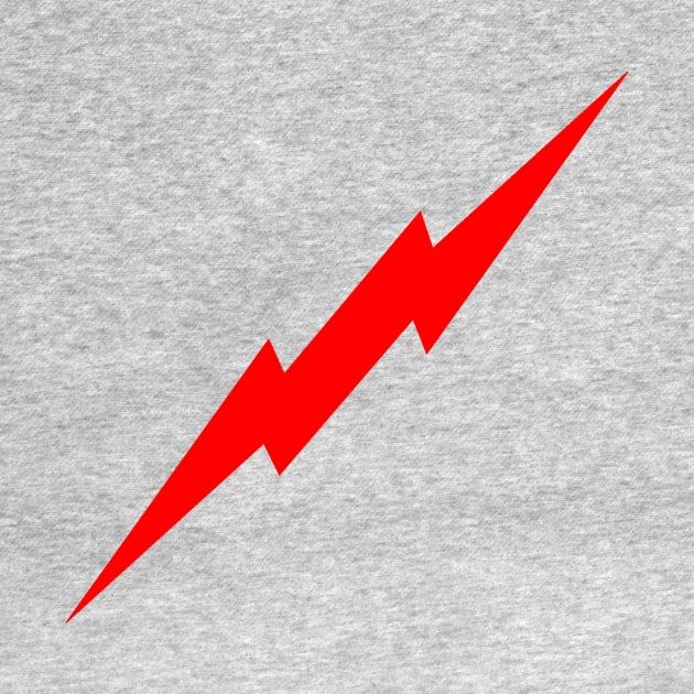 Red lightning bolt by Kerchow